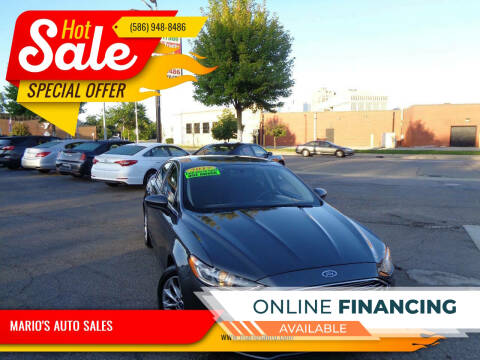 2017 Ford Fusion for sale at MARIO'S AUTO SALES in Mount Clemens MI