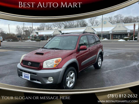 2005 Toyota RAV4 for sale at Best Auto Mart in Weymouth MA