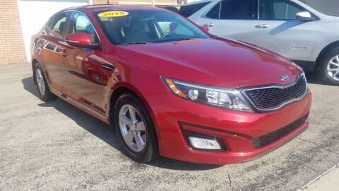 2015 Kia Optima for sale at BELLEFONTAINE MOTOR SALES in Bellefontaine OH