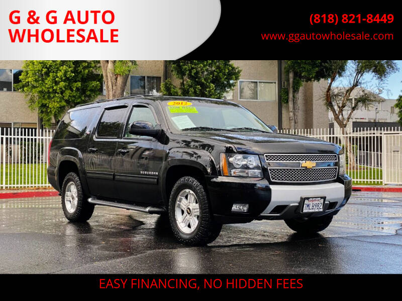 2012 Chevrolet Suburban for sale at G & G AUTO WHOLESALE in North Hollywood CA