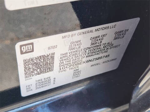 2022 Chevrolet Silverado 1500