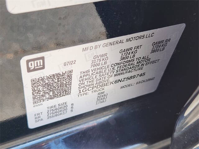 2022 Chevrolet Silverado 1500