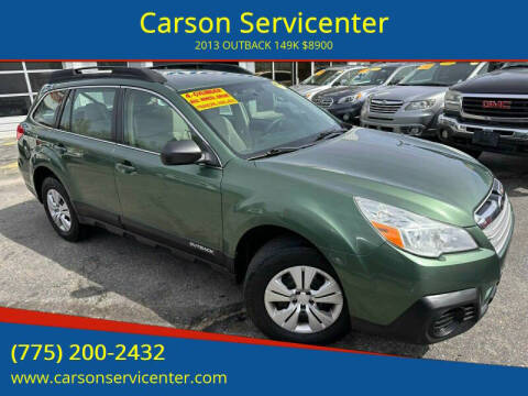 2013 Subaru Outback for sale at Carson Servicenter in Carson City NV