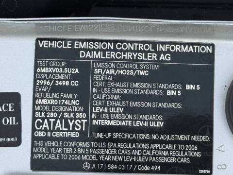 2006 Mercedes-Benz SLK SLK 350