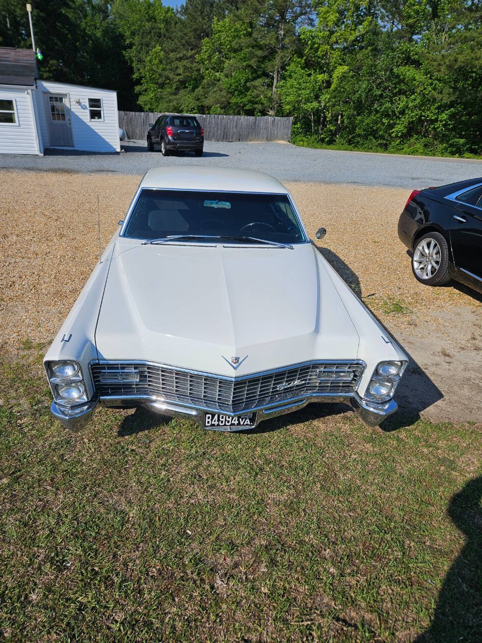 White 1967 Cadillac DeVille 6