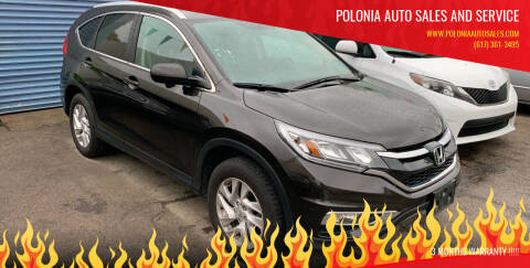 2016 Honda CR-V for sale at Polonia Auto Sales and Service in Boston MA