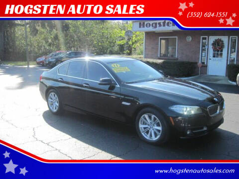 2015 BMW 5 Series for sale at HOGSTEN AUTO WHOLESALE in Ocala FL