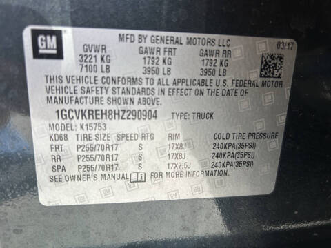 2017 Chevrolet Silverado 1500 LT