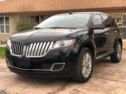 2013 Lincoln MKX for sale at Royal Auto, LLC. in Pflugerville TX