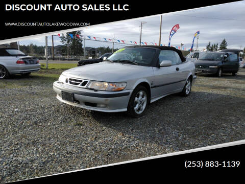 2001 Saab 9-3 for sale at DISCOUNT AUTO SALES LLC in Spanaway WA