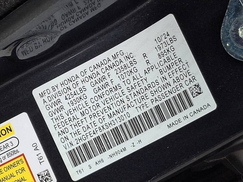 2025 Honda Civic Hybrid Sport