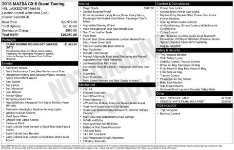 2015 Mazda CX-5 Grand Touring