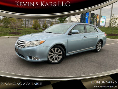 2011 Toyota Avalon for sale at Kevin's Kars LLC in Richmond VA