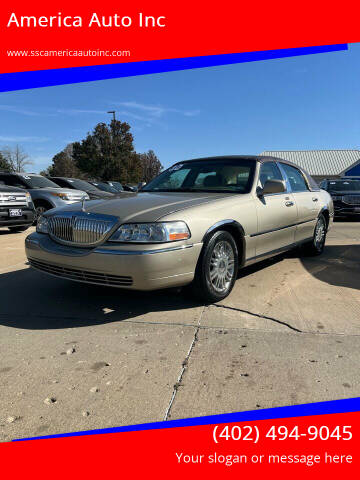 2010 Lincoln Town Car for sale at America Auto Inc in South Sioux City NE