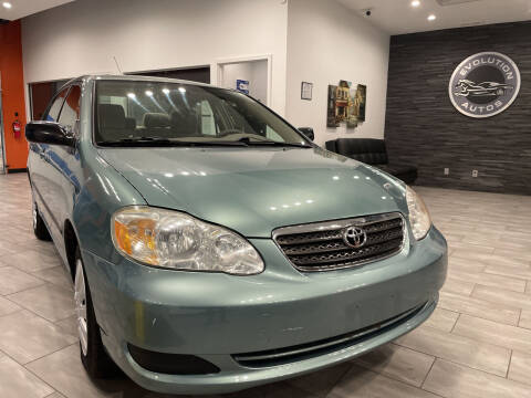 2006 Toyota Corolla for sale at Evolution Autos in Whiteland IN