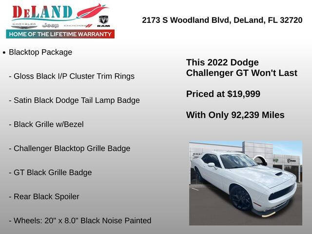 2022 Dodge Challenger GT
