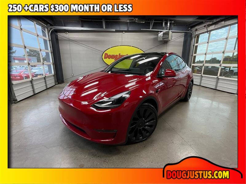 Red 2023 Tesla Model Y Performance AWD Performance 4dr Crossover 1
