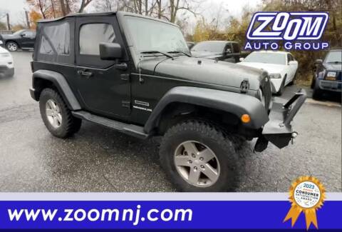 2011 Jeep Wrangler for sale at Zoom Auto Group in Parsippany NJ