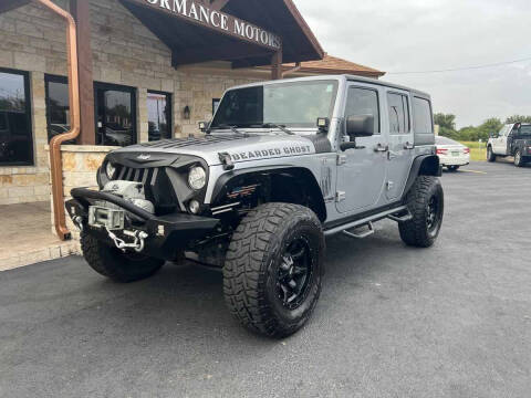 2018 Jeep Wrangler JK Unlimited for sale at Performance Motors Killeen Second Chance in Killeen TX