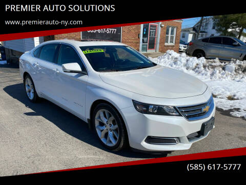 2016 Chevrolet Impala for sale at PREMIER AUTO SOLUTIONS in Spencerport NY