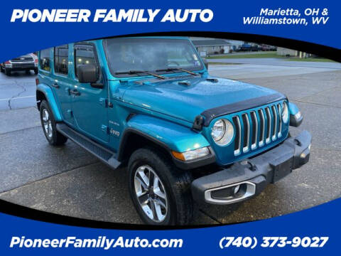 2020 Jeep Wrangler Unlimited for sale at Pioneer Family Preowned Autos of WILLIAMSTOWN in Williamstown WV