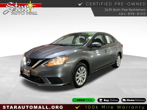 2019 Nissan Sentra for sale at STAR AUTO MALL 512 in Bethlehem PA