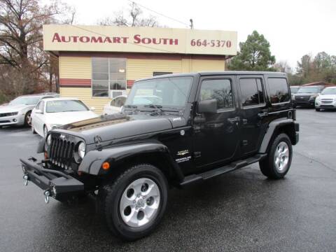 2013 Jeep Wrangler Unlimited for sale at Automart South in Alabaster AL