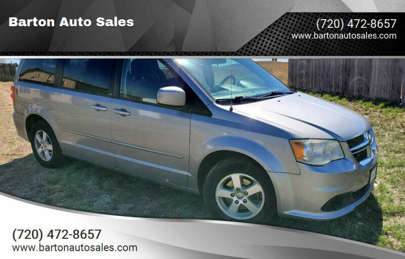 2013 Dodge Grand Caravan for sale at Barton Auto Sales in Longmont CO