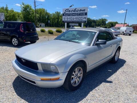 2007 Ford Mustang for sale at Jackson Automotive in Smithfield NC
