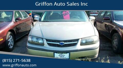 2001 Chevrolet Impala for sale at Griffon Auto Sales Inc in Lakemoor IL