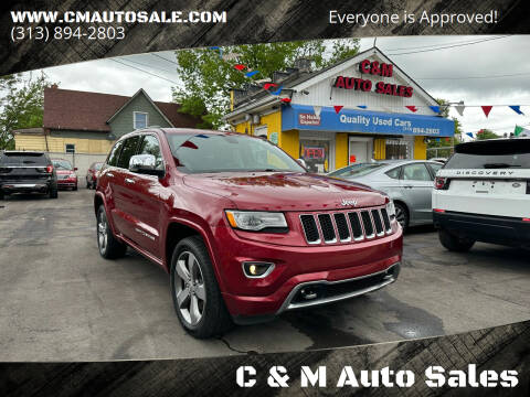 2015 Jeep Grand Cherokee for sale at C & M Auto Sales in Detroit MI