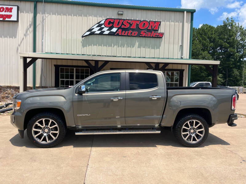 Used 2018 GMC Canyon Denali with VIN 1GTG6EEN2J1186019 for sale in Longview, TX