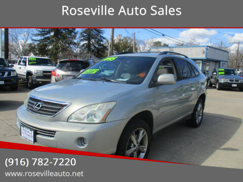 2007 Lexus RX 400h for sale at Roseville Auto Sales in Roseville CA