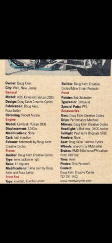 2005 Kawasaki Custom Built