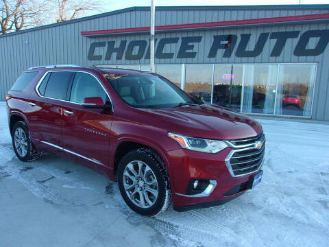 2019 Chevrolet Traverse for sale at Choice Auto in Carroll IA