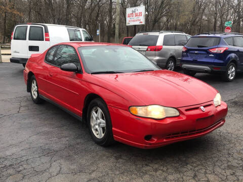 2004 Chevrolet Monte Carlo for sale at Jeffs Auto Sales in Springfield IL