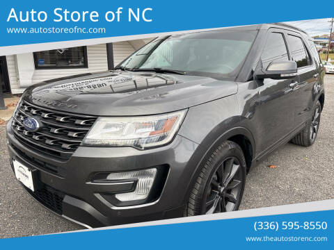 2017 Ford Explorer for sale at Auto Store of NC in Walnut Cove NC