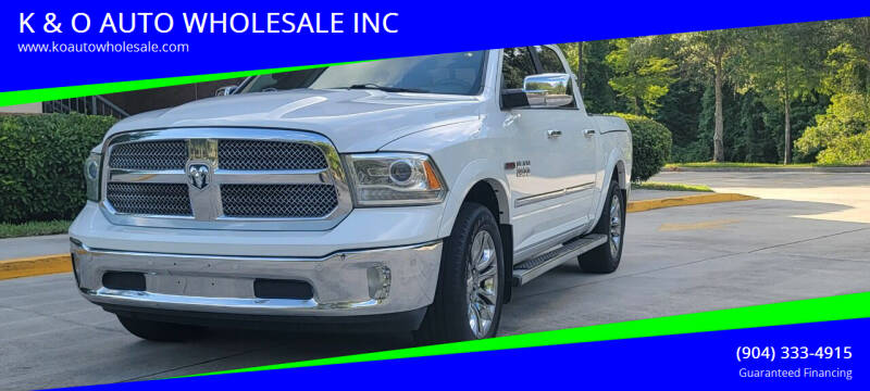 2015 RAM Ram Pickup 1500 for sale at K & O AUTO WHOLESALE INC in Jacksonville FL