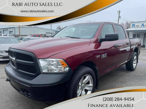 2016 RAM 1500 for sale at RABI AUTO SALES LLC in Garden City ID