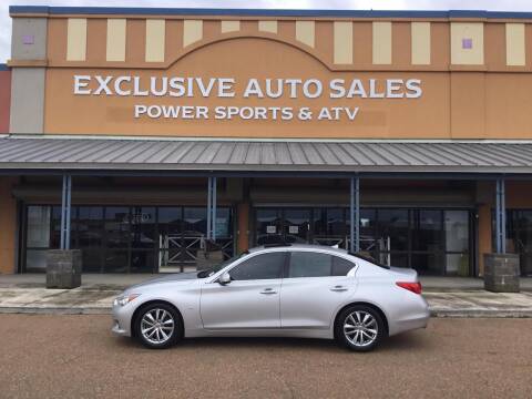 2015 Infiniti Q50 for sale at Exclusive Auto Sales LLC in Robinsonville MS