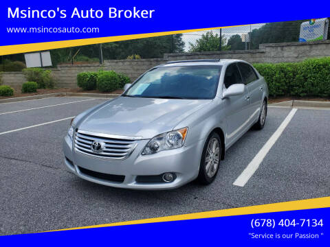 2009 Toyota Avalon for sale at Msinco's Auto Broker in Snellville GA