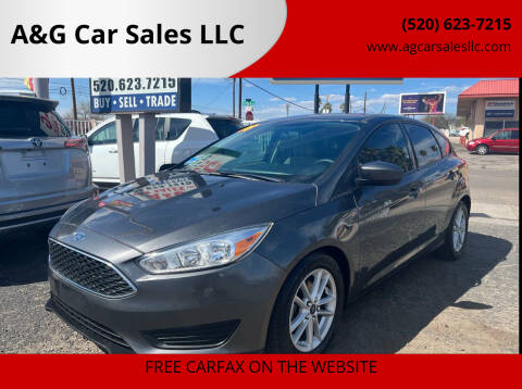 2018 Ford Focus for sale at A&G Car Sales  LLC in Tucson AZ