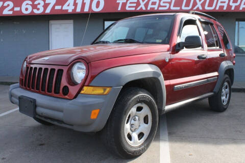 2005 Jeep Liberty for sale at Texas Luxury Auto in Cedar Hill TX
