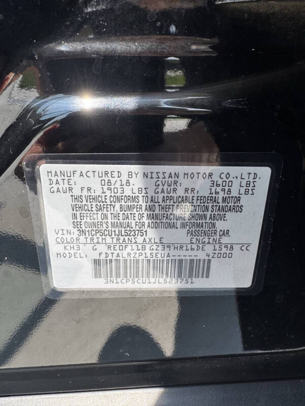 2018 Nissan Kicks S