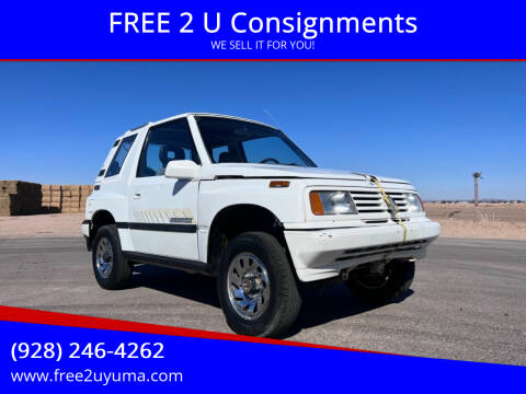 1989 Suzuki Sidekick for sale at FREE 2 U Consignments in Yuma AZ