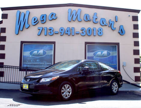 2012 Honda Civic for sale at MEGA MOTORS in South Houston TX