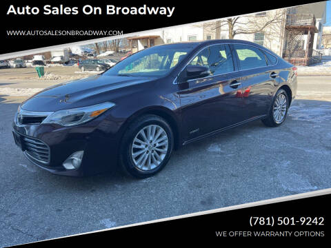 2013 Toyota Avalon Hybrid for sale at Auto Sales on Broadway in Norwood MA