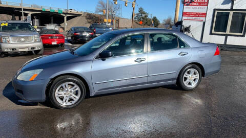 2007 Honda Accord for sale at McManus Motors in Wheat Ridge CO