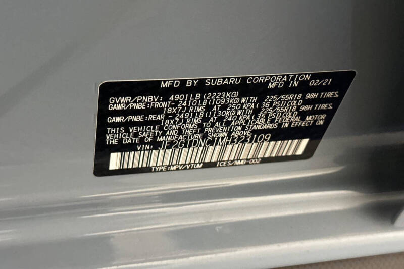 2021 Subaru Crosstrek Hybrid