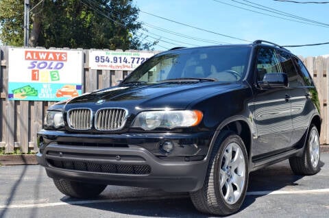 2002 BMW X5 for sale at ALWAYSSOLD123 INC in Fort Lauderdale FL